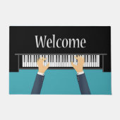 Musikerin Fußmatte (Vorderseite)