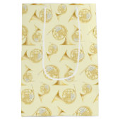 Musikerlehrer der französischen Horn Mittlere Geschenktüte (Rückseite)