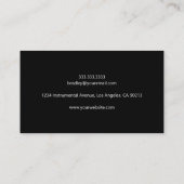 Musikerlehrer | Tutor der Modernen Musik Visitenkarte (Rückseite)