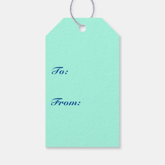 Musikermerinnendrucke - Türkis, mehrfarbig Geschenkanhänger (Rückseite)