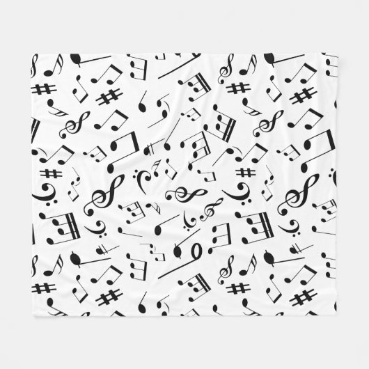 Musikermerke 3 fleecedecke (Vorderseite (Horizontal))