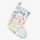 Musikermerke 4 kleiner weihnachtsstrumpf (Vorderansicht (hängend))