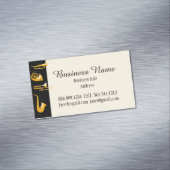 Musikermusik aus Messinginstrumenten Magnetische Visitenkarte (Beispiel)