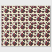 Musikermusiklehrer Geschenkpapier (Flach)