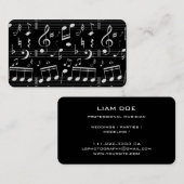 Musikermusiklehrer Visitenkarte (Vorne/Hinten)