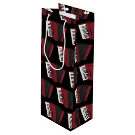 Musikermusiklehrer von Accordion Instrument Geschenktüte Für Weinflaschen