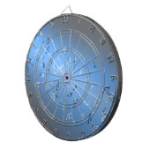 Musikernotes Blue Moon Dartboard Dartscheibe (Vorderseite rechts)