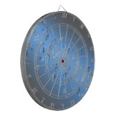 Musikernotes Blue Moon Dartboard Dartscheibe (Vorderseite Links)