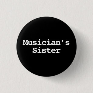 Musikers Schwester Einfacher Tippfehler Button