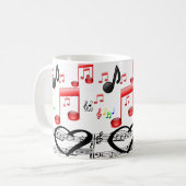 Musikertasse Kaffeetasse (Vorderseite Links)