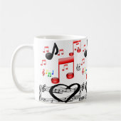 Musikertasse Kaffeetasse (Links)