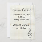 Musikerwägungsgrund laden ein einladung (Rückseite)