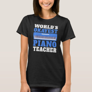 Musikerwelten abstimmen der Klavierlehrerin Premiu T-Shirt