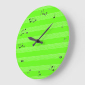 Musikerzeit Uhr - neungrün (Winkel)