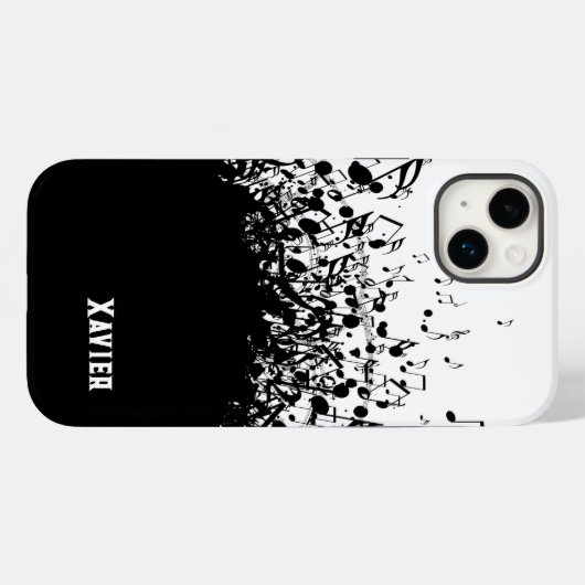 Musikexplosion Case-Mate iPhone-Fall iPhone Hülle (Rückseite (Horizontal))