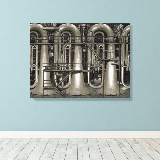 Musikfabrik Leinwanddruck (Insitu (Holzboden))