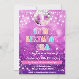 Musikfan in meiner Geburtstagszeit Einladung