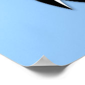 Musikfan in Penguin Poster (Ecke)