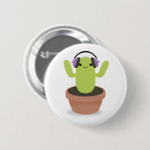 Musikfan von Cactus Button (Vorne & Hinten)