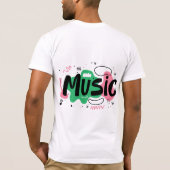 Musikfans T-Shirt (Rückseite)