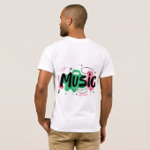 Musikfans T-Shirt (Schwarz voll)