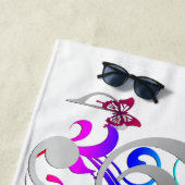 Musikfarbe Strandtuch (Beispiel)