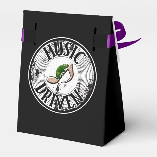 Musikfavorisierbox Geschenkschachtel (Rückseite)