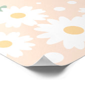 Musikfestival Daisy Blume Begrüßungszeichen Poster (Ecke)