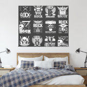 Musikfestival Leinwanddruck (Insitu (Schlafzimmer))