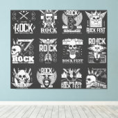 Musikfestival Leinwanddruck (Insitu (Holzboden))