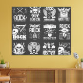 Musikfestival Leinwanddruck (Insitu (Wohnzimmer))