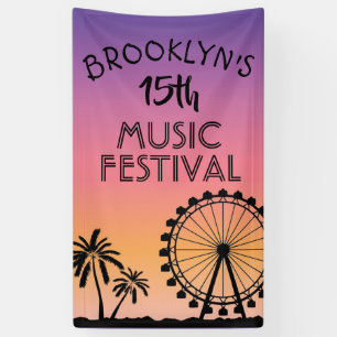 Musikfestival Party Banner