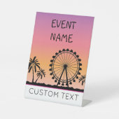 Musikfestival - Pedesttisch oder Food Sign Sockelschild (Vorderseite)