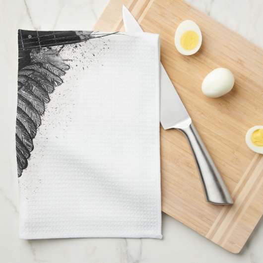 Musikfreiheit Geschirrtuch (Viertel Falte)