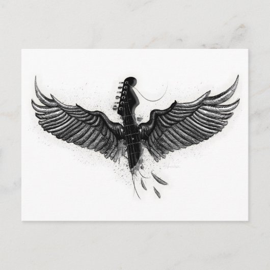 Musikfreiheit Postkarte (Vorderseite)