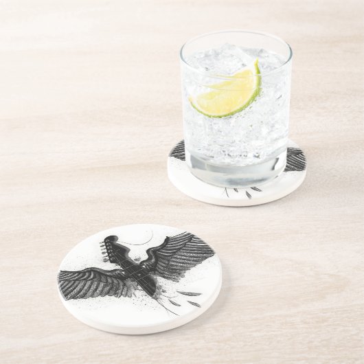 Musikfreiheit Sandstein Untersetzer (Seite)