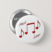 Musikfreund Button (Vorne & Hinten)