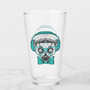 Musikfreund des Lemur- Glas