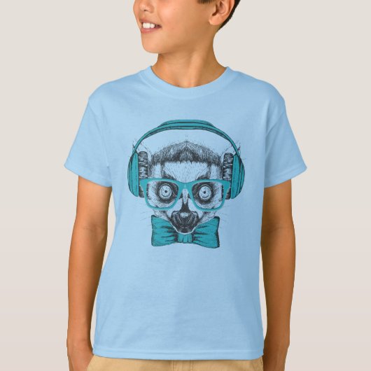 Musikfreund des Lemur-| T-Shirt (Vorderseite)