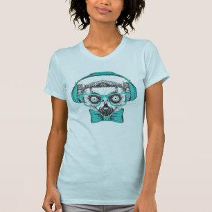 Musikfreund des Lemur- T-Shirt