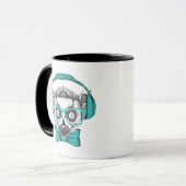 Musikfreund des Lemur-| Tasse (Vorderseite Links)