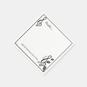 Musikfreund Serviette