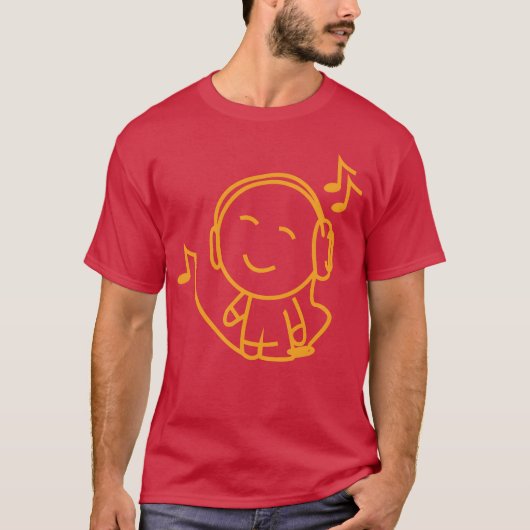 Musikfreund T-Shirt (Vorderseite)