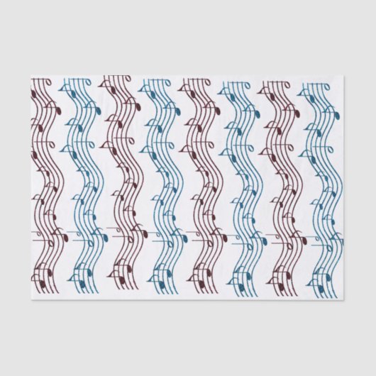 Musikfreunde rot und blau seidenpapier (Vorderseite)