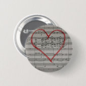 Musikfreundknopf Button (Vorne & Hinten)