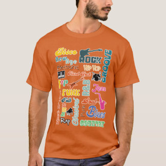 Musikgenres Geschenk T-Shirt