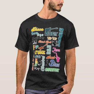 Musikgenres Geschenk T-Shirt
