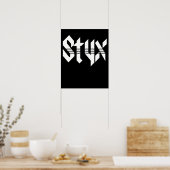 Musikgeschenk des Styx Band Tribute Design Poster (Küche)