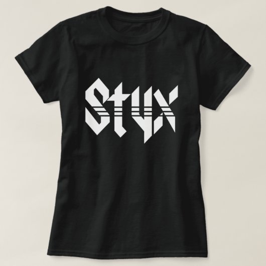 Musikgeschenk des Styx Band Tribute Design T-Shirt (Design vorne)