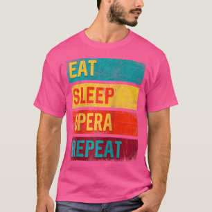 Musikgeschenk zum Schlafen Opern Wiederholen Baseb T-Shirt